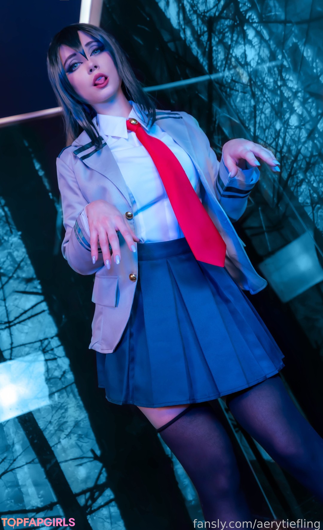 Naakte gelekte OnlyFans-foto van Aery Tiefling #61