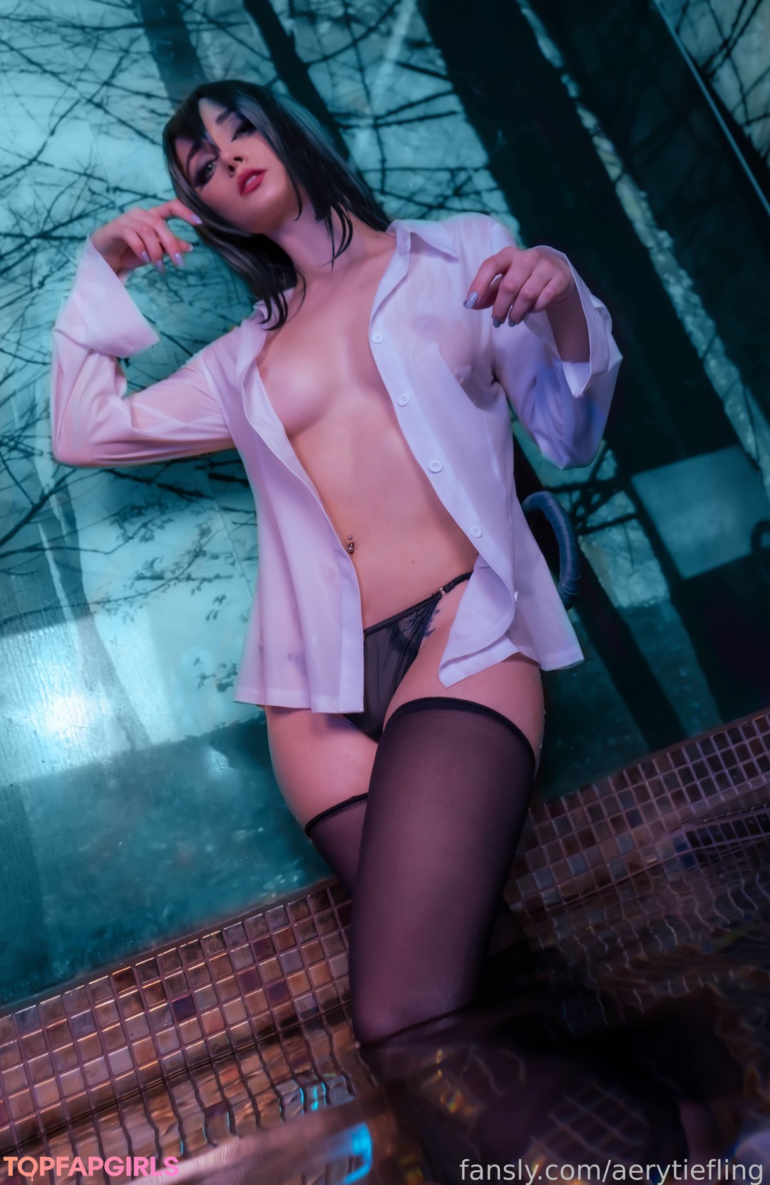 Naakte gelekte OnlyFans-foto van Aery Tiefling #99