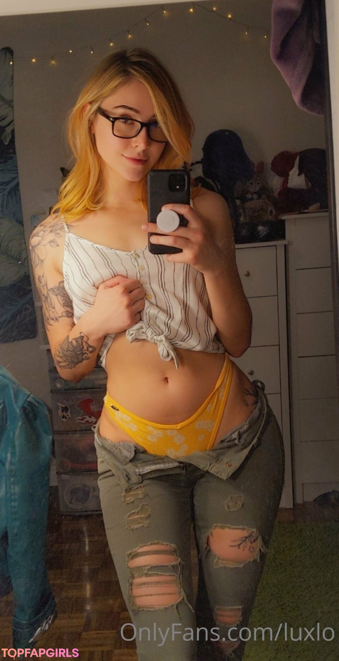 Naakte gelekte OnlyFans-foto van Luxlo #1030