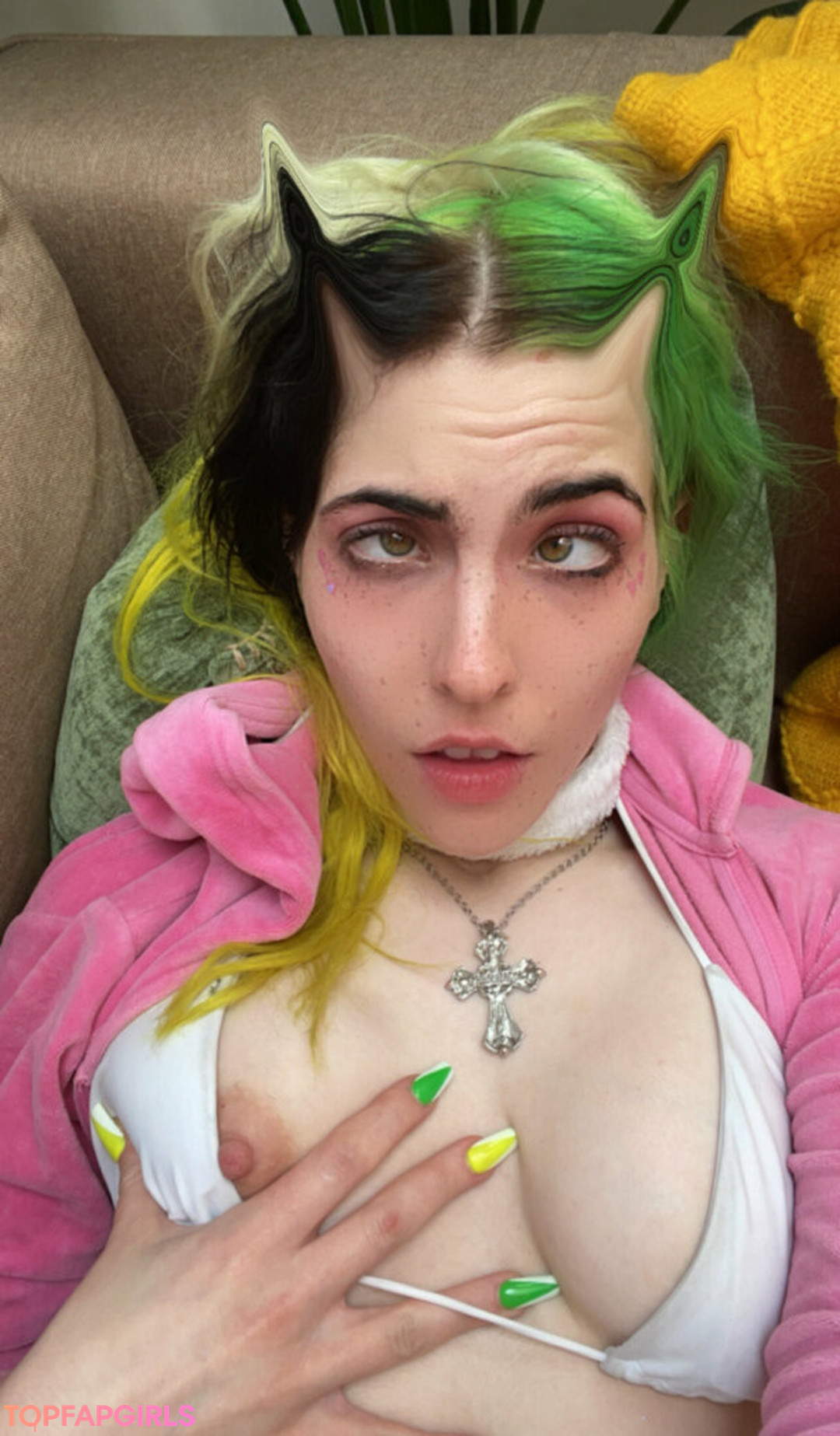 Naakte gelekte OnlyFans-foto van Dorian Electra #51