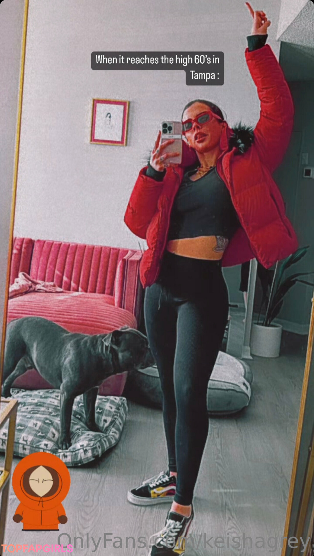 Naakte gelekte OnlyFans-foto van Keisha Grey #449