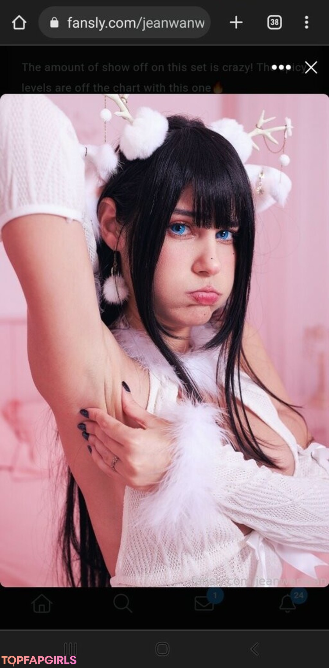 Naakte gelekte OnlyFans-foto van Jeanwanwan #2452