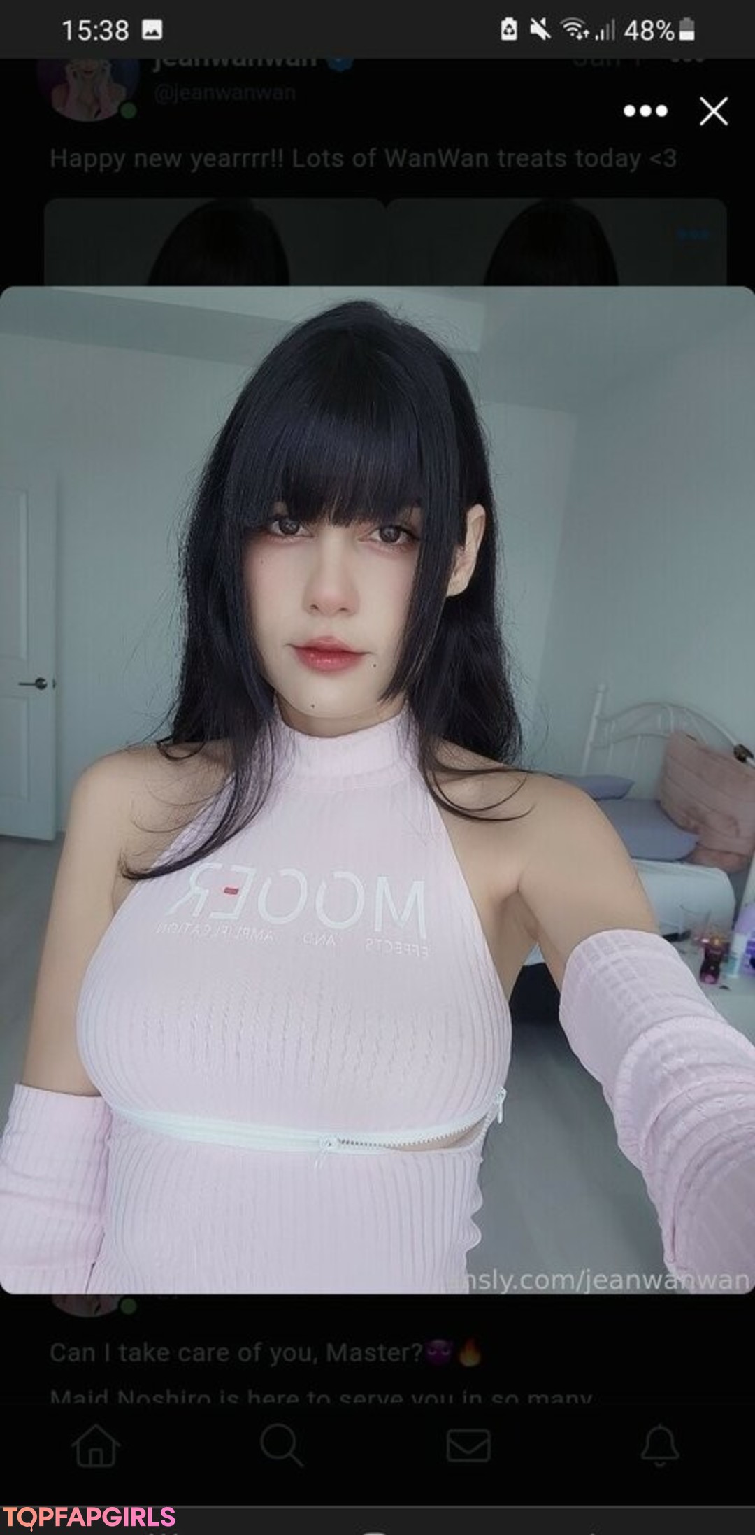 Naakte gelekte OnlyFans-foto van Jeanwanwan #2512