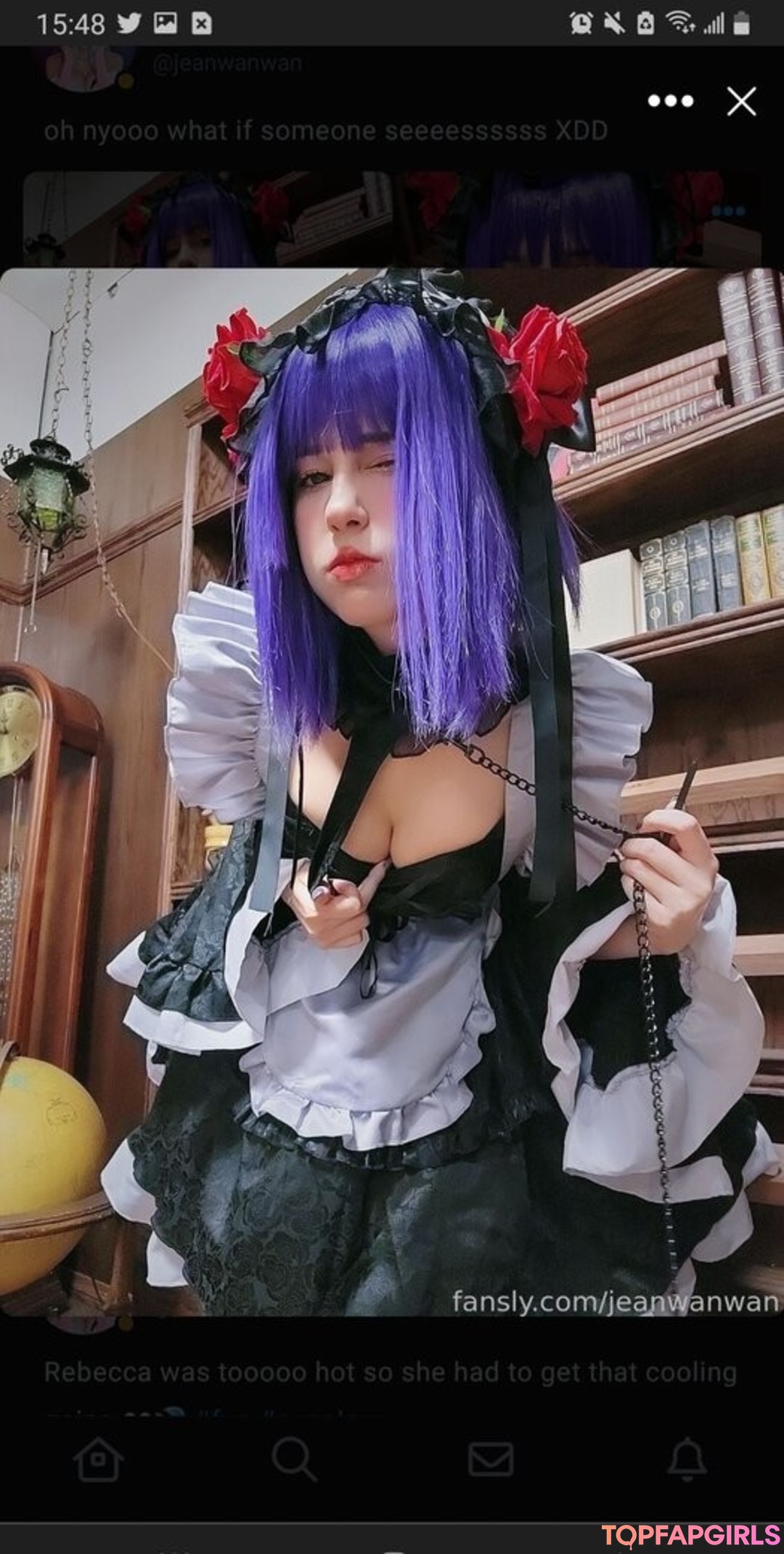 Naakte gelekte OnlyFans-foto van Jeanwanwan #3123