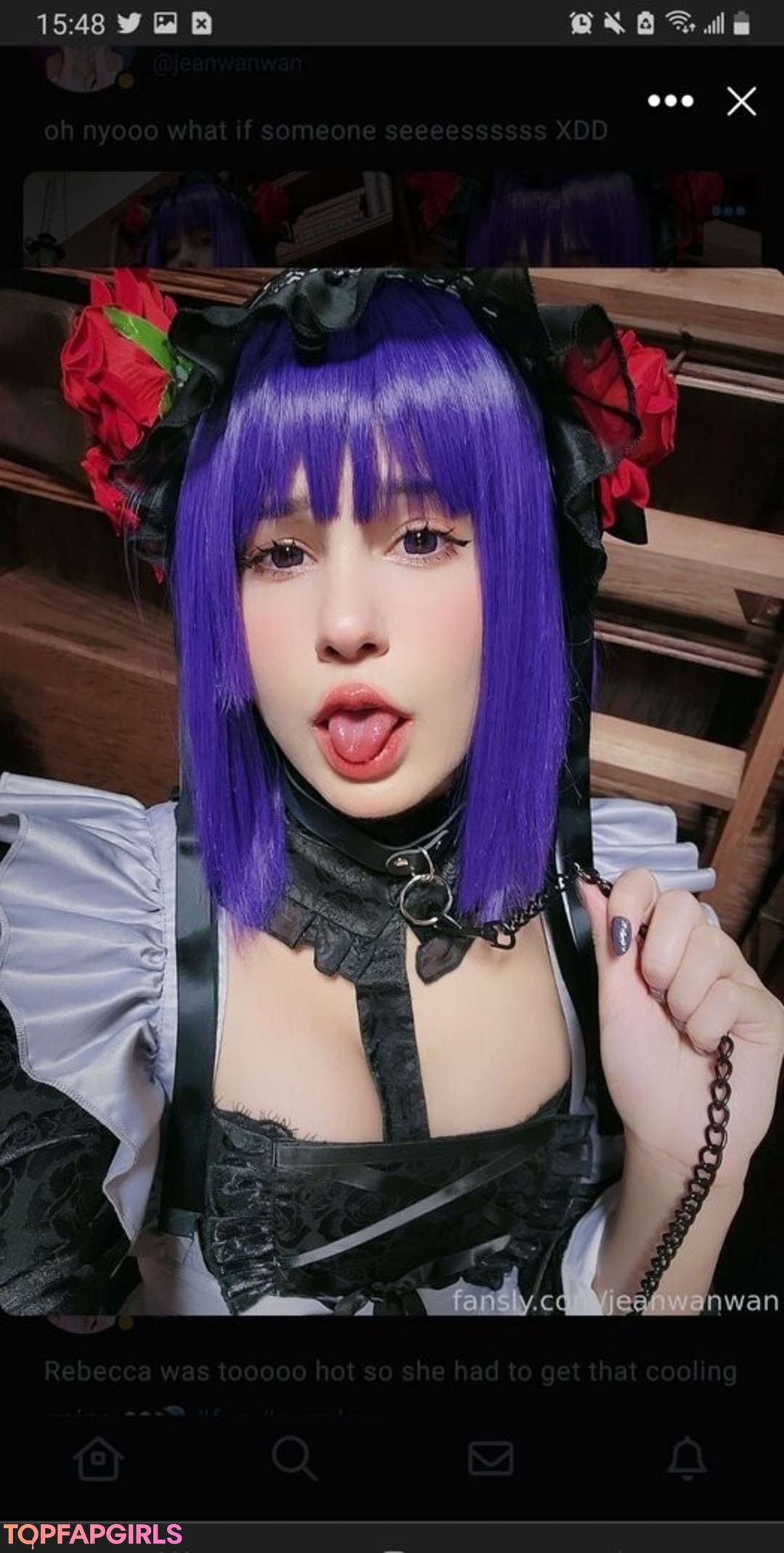 Naakte gelekte OnlyFans-foto van Jeanwanwan #3125