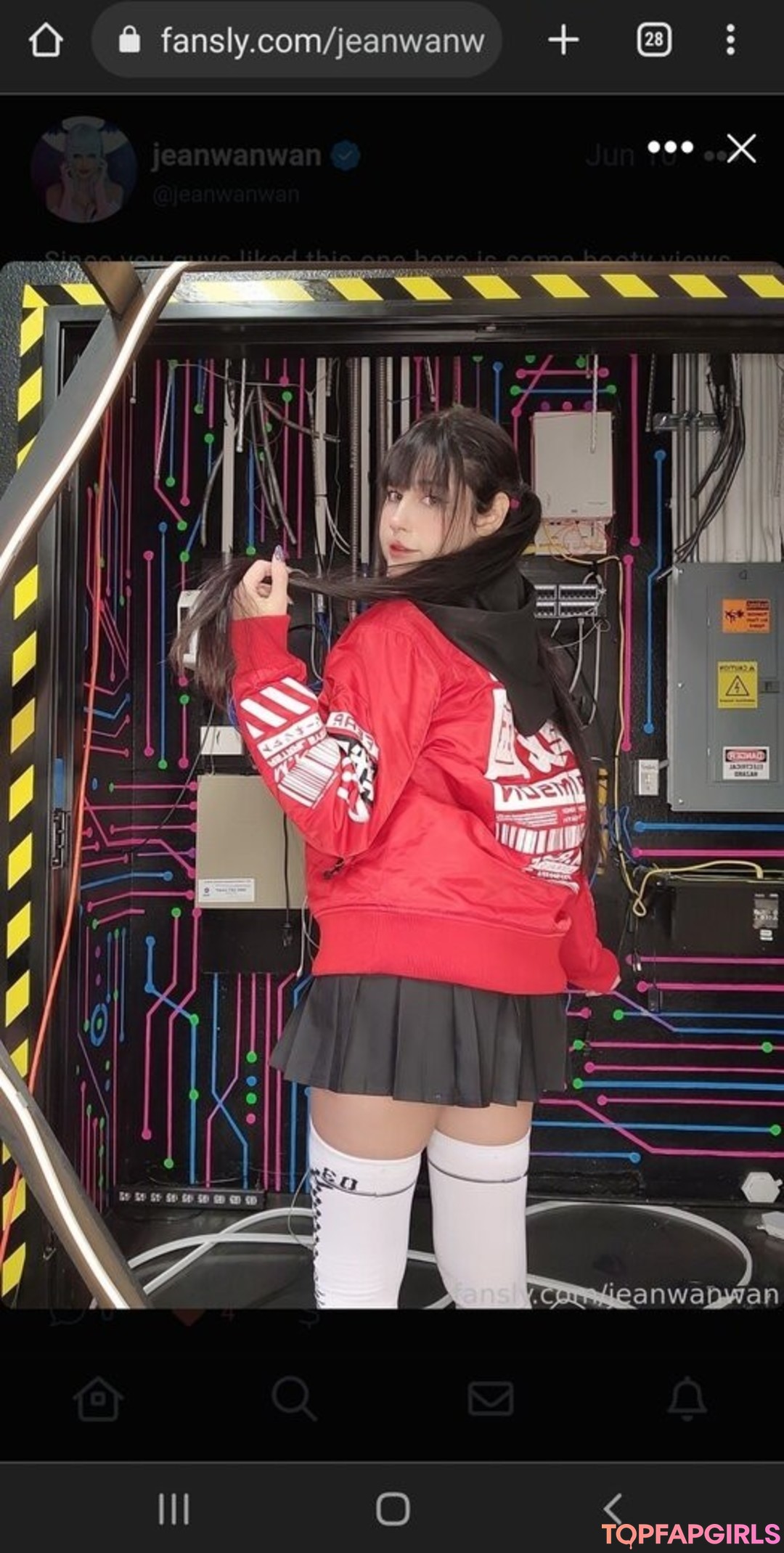 Naakte gelekte OnlyFans-foto van Jeanwanwan #3189