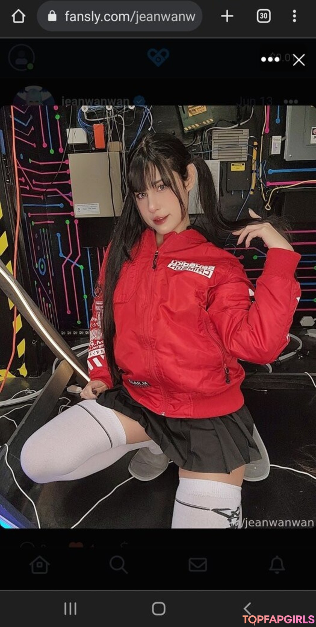 Naakte gelekte OnlyFans-foto van Jeanwanwan #3198