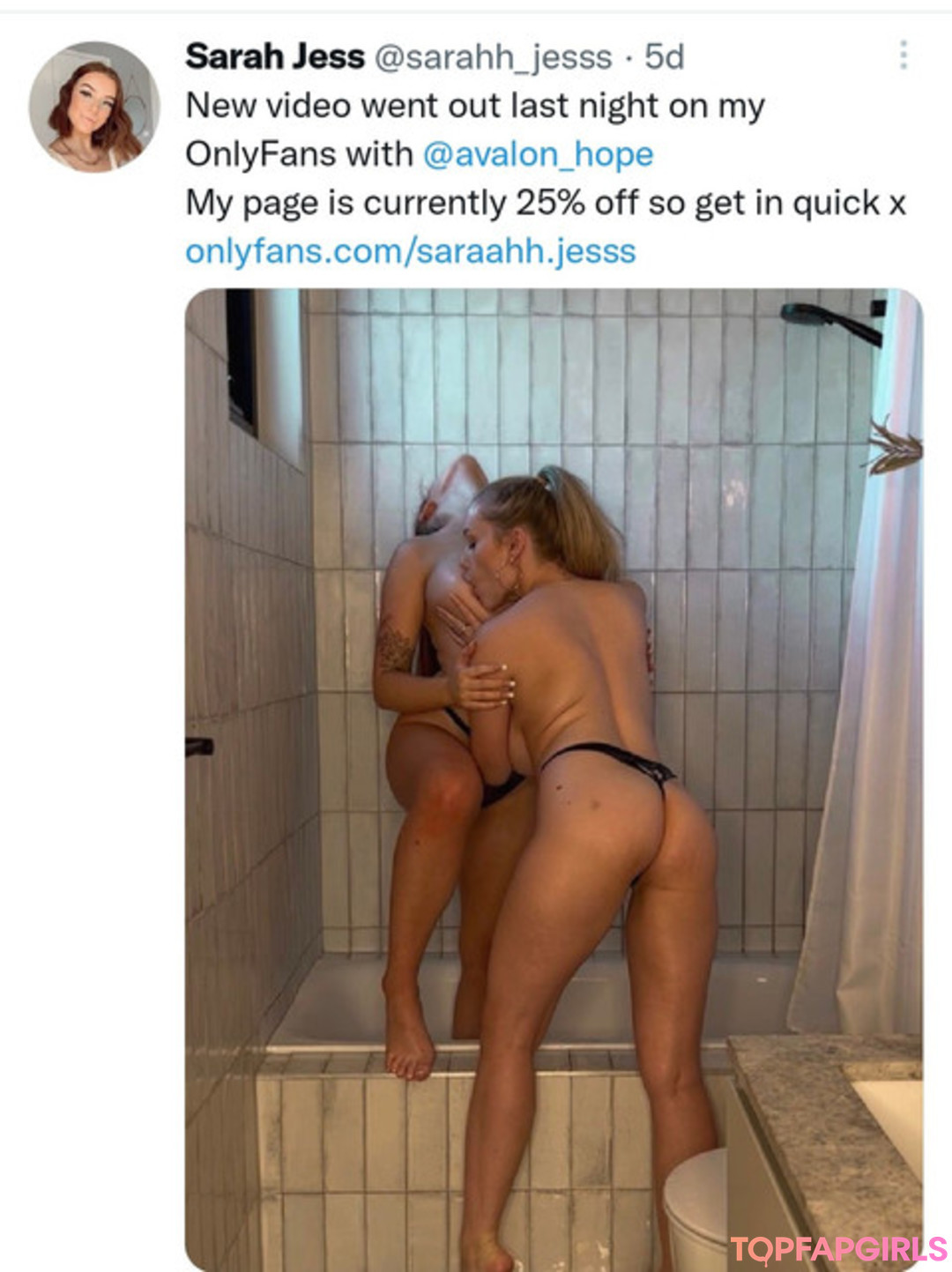 Naakte gelekte OnlyFans-foto van Sarah Jess #133