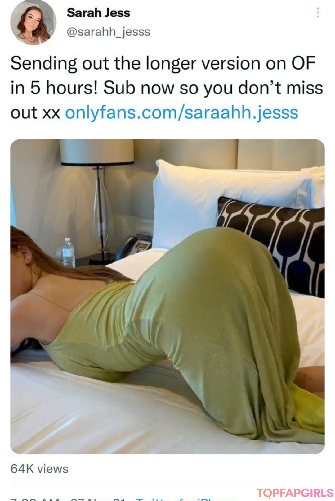 Naakte gelekte OnlyFans-foto van Sarah Jess #265