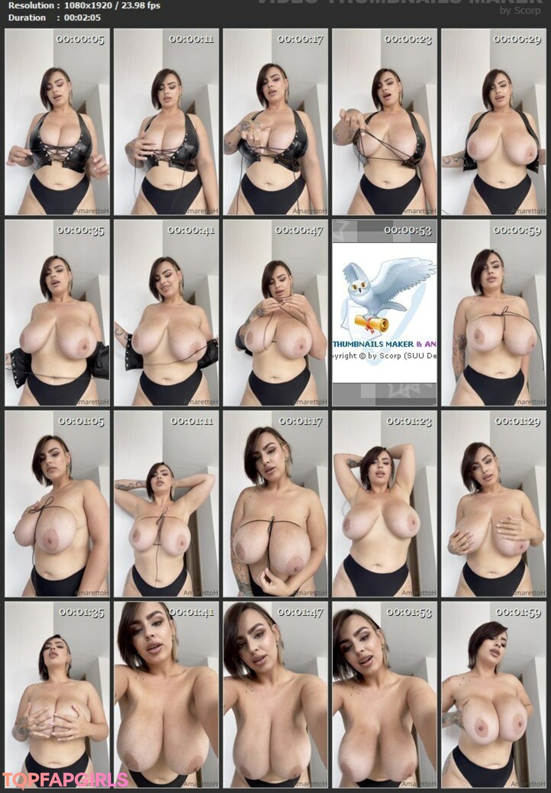 Naakte gelekte OnlyFans-foto van Amaretto Hammer #374