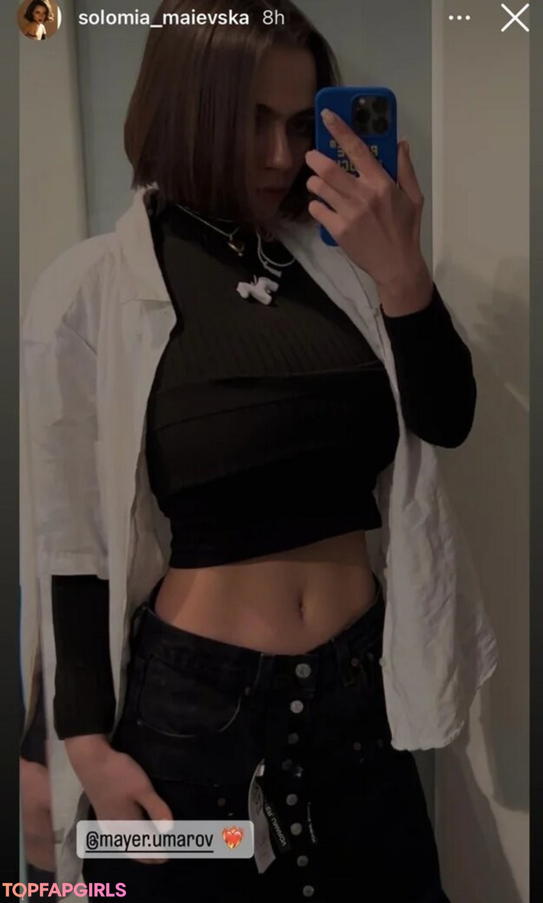 Naakte gelekte OnlyFans-foto van Solomia Maievska #1372