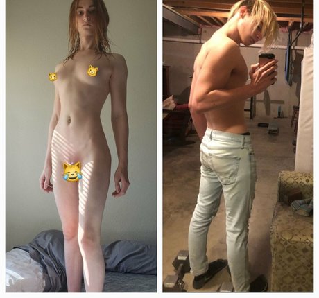 Naakte gelekte OnlyFans-foto van Clementine