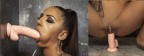 Naakte gelekte OnlyFans-foto van Bby Criss