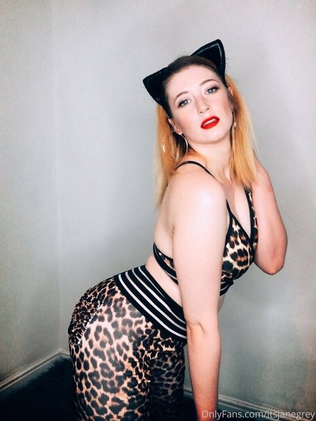 Naakte gelekte OnlyFans-foto van Jane Grey