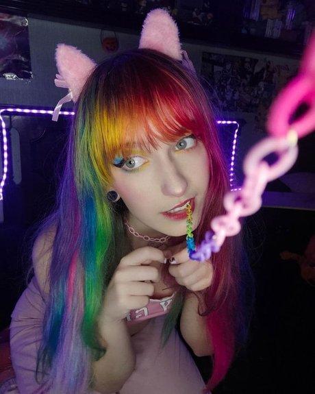 Naakte gelekte OnlyFans-foto van Xhajinx