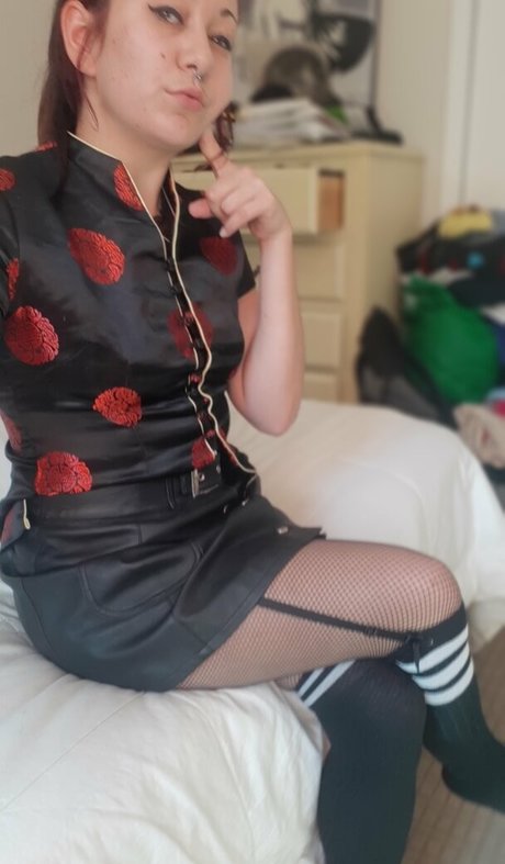 Naakte gelekte OnlyFans-foto van Thesinfuldead