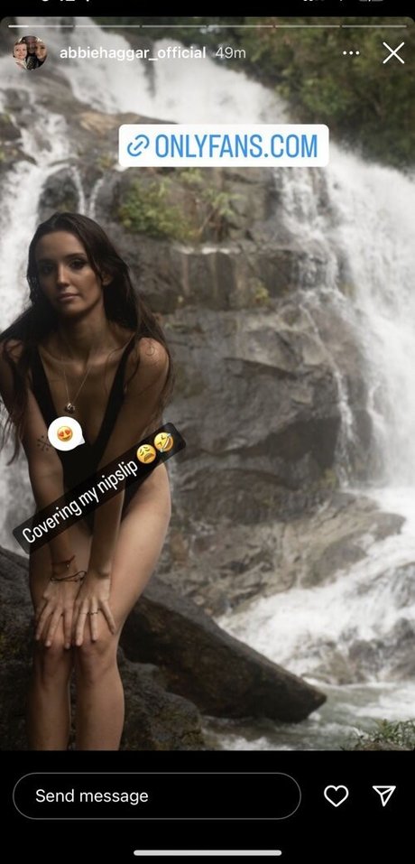 Naakte gelekte OnlyFans-foto van Abbie Haggar