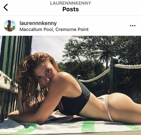 Naakte gelekte OnlyFans-foto van Lauren Kenny
