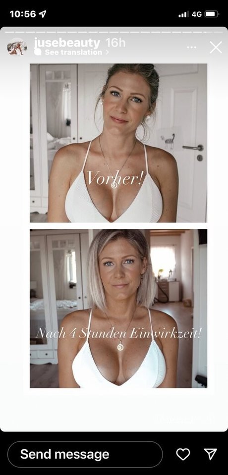 Naakte gelekte OnlyFans-foto van Judith