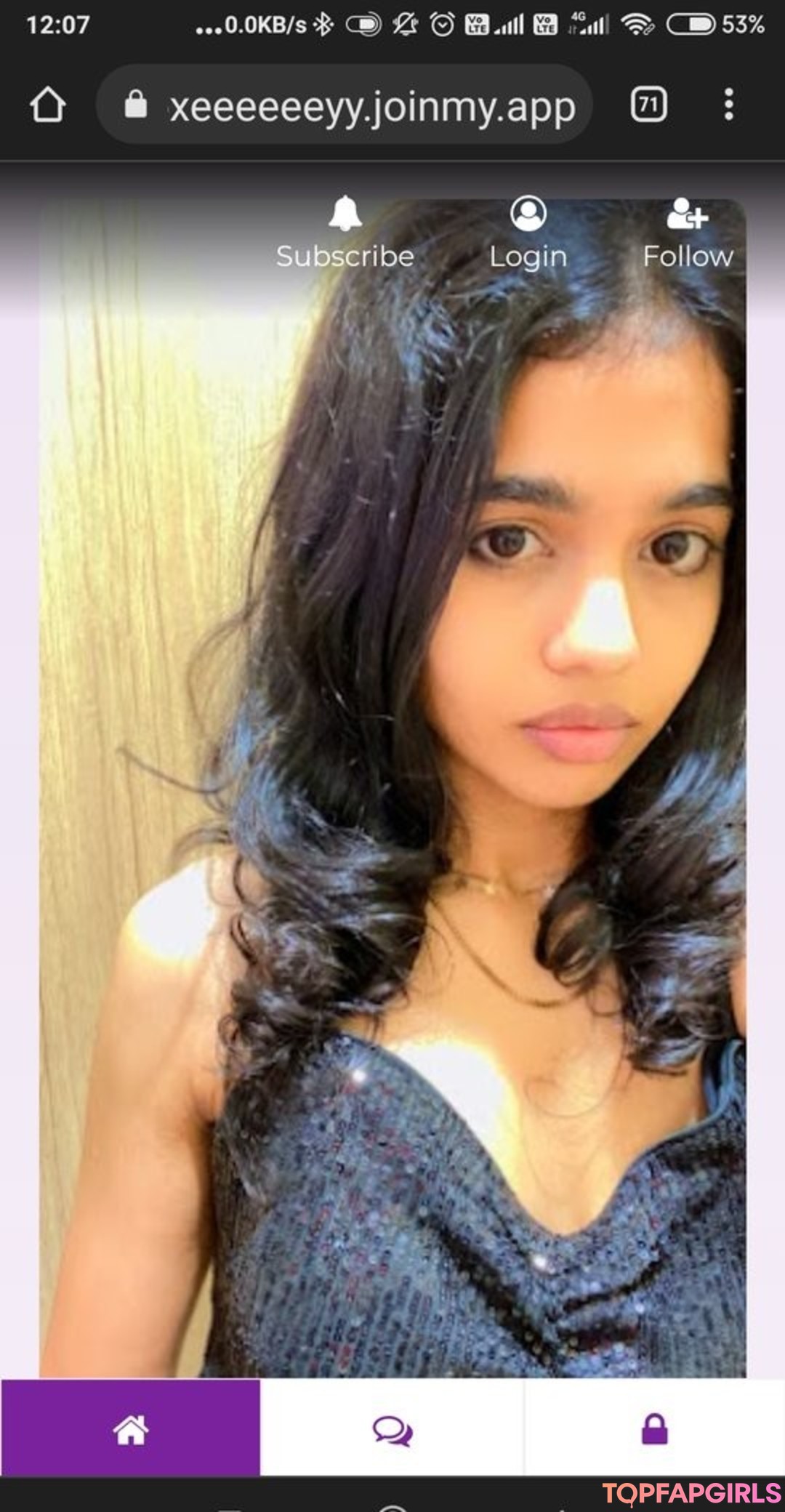 Naakte gelekte OnlyFans-foto van Yajnaseni #1148