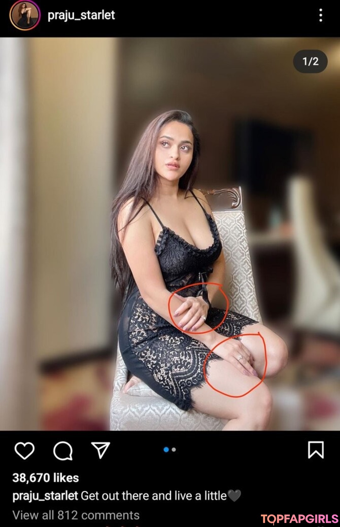 Naakte gelekte OnlyFans-foto van Yajnaseni #1891