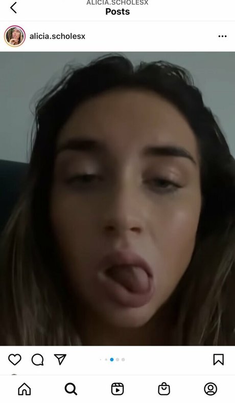 Naakte gelekte OnlyFans-foto van Alicia Scholes