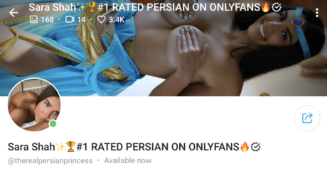 Naakte gelekte OnlyFans-foto van Sara Shah