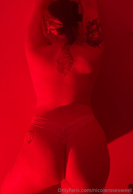Naakte gelekte OnlyFans-foto van Nicolerosesweet