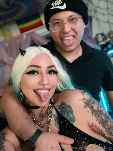 Naakte gelekte OnlyFans-foto van Explicitlydelicious