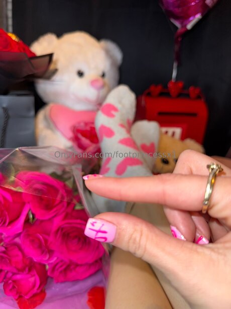 Naakte gelekte OnlyFans-foto van Footprincessx1