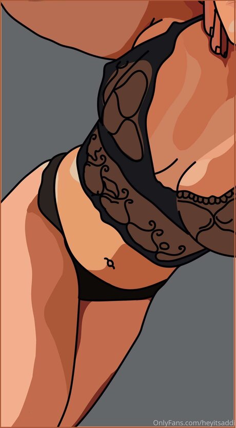 Naakte gelekte OnlyFans-foto van Heyitsaddi