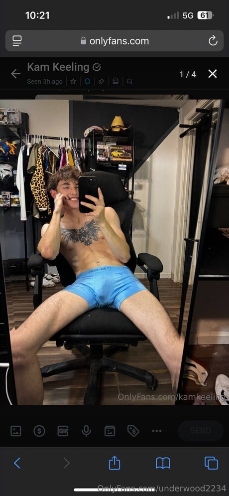 Naakte gelekte OnlyFans-foto van Underwood2234