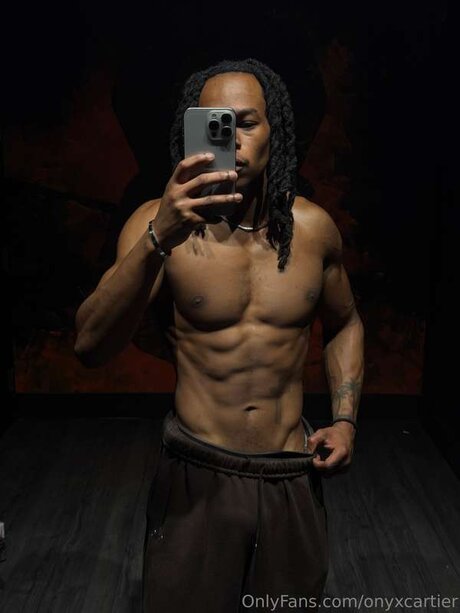 Naakte gelekte OnlyFans-foto van Onyxcartier