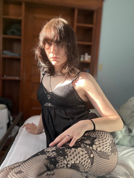 Naakte gelekte OnlyFans-foto van Alleycatnai