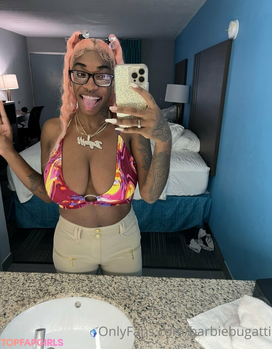 Naakte gelekte OnlyFans-foto van Barbie Bugatti #1788