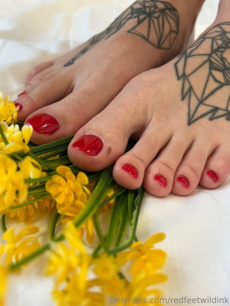 Naakte gelekte OnlyFans-foto van Redfeetwildink