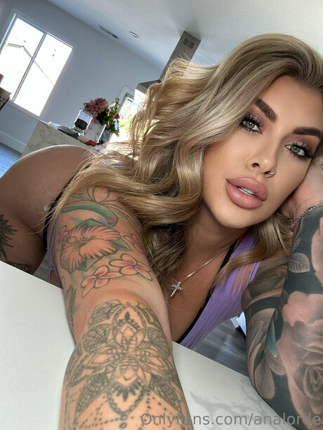 Naakte gelekte OnlyFans-foto van Analorde