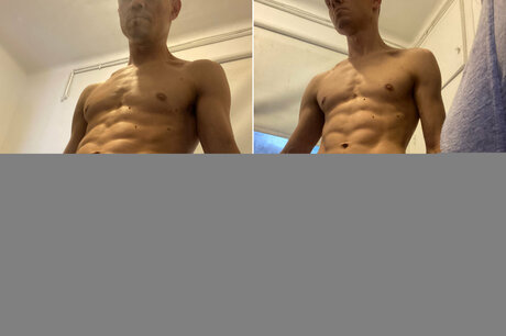 Naakte gelekte OnlyFans-foto van Hungtwinks