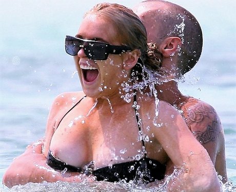 Naakte gelekte OnlyFans-foto van Lindsay Lohan