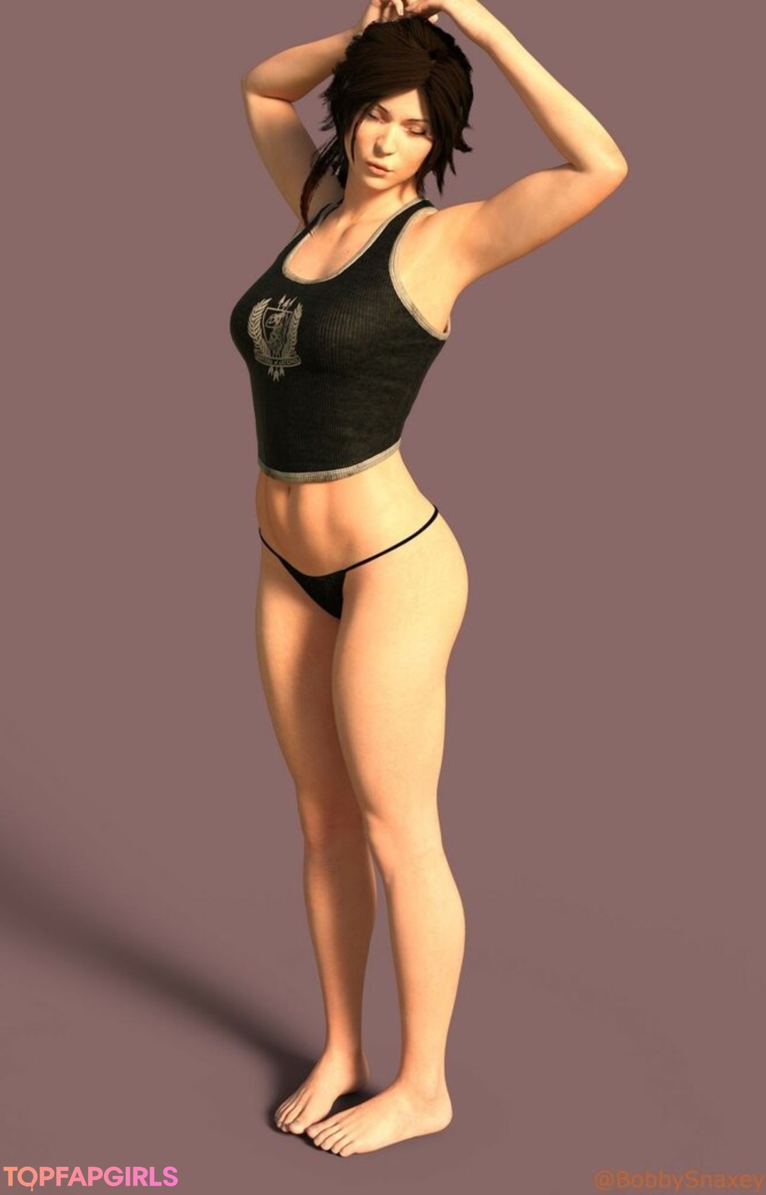 Naakte gelekte OnlyFans-foto van Tomb Raider Lara Croft #1083