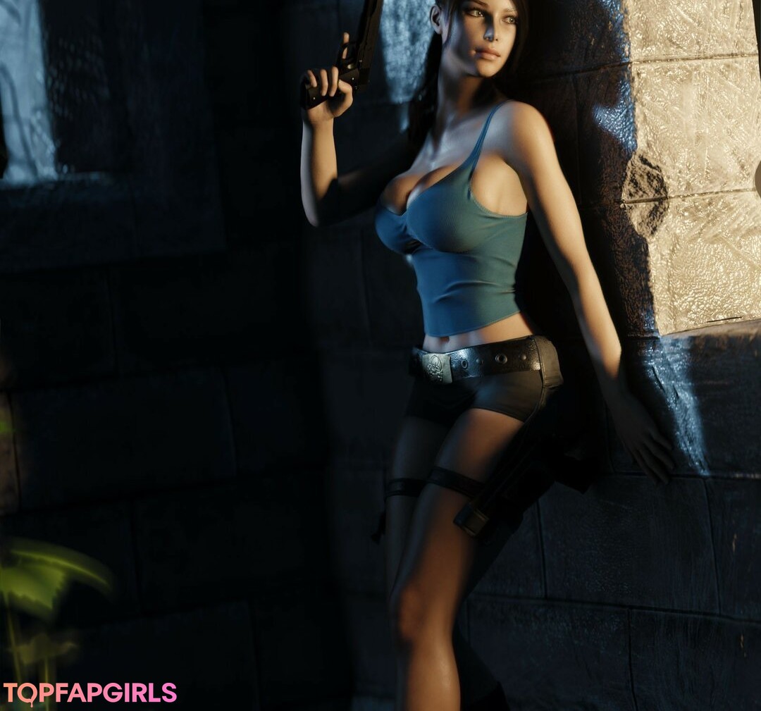 Naakte gelekte OnlyFans-foto van Tomb Raider Lara Croft #1162