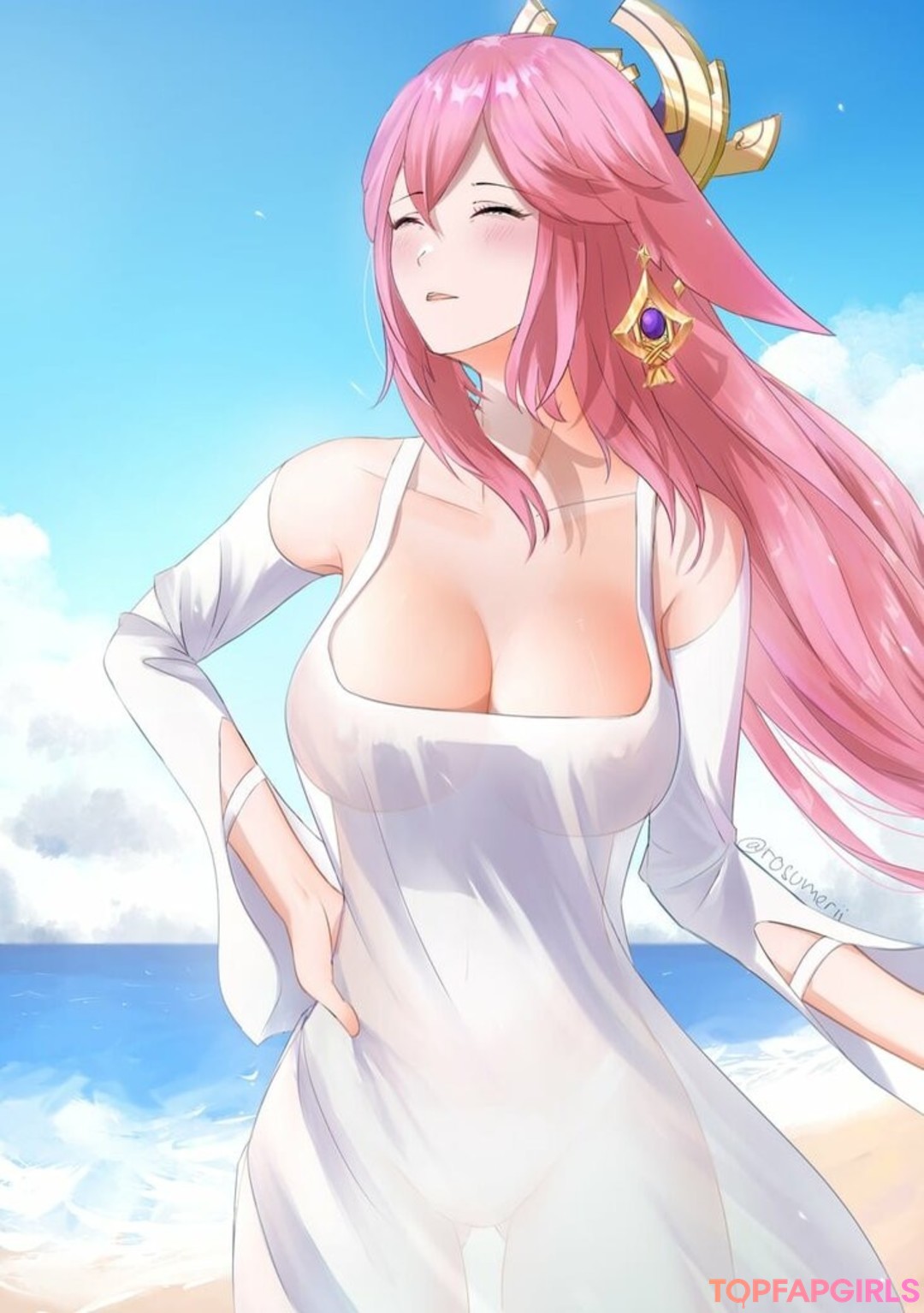 Naakte gelekte OnlyFans-foto van Genshin Impact #1237