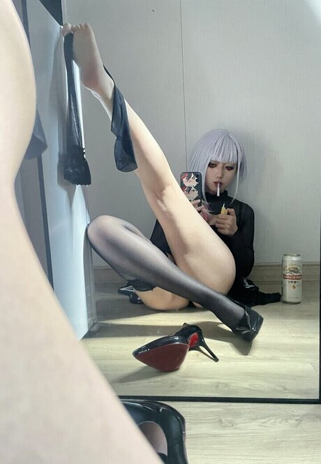 Naakte gelekte OnlyFans-foto van Walkre