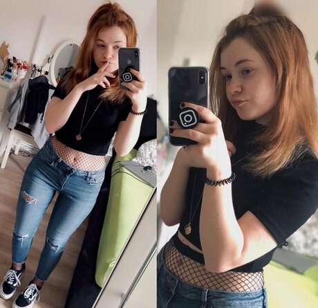 Naakte gelekte OnlyFans-foto van Lena Vanille