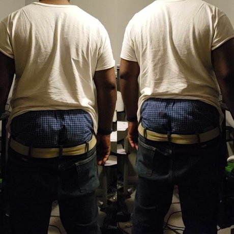 Naakte gelekte OnlyFans-foto van Lovesaggerbutt2020