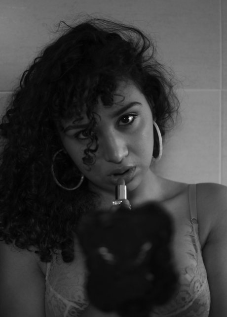 Naakte gelekte OnlyFans-foto van Curlyy