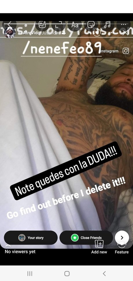 Naakte gelekte OnlyFans-foto van El Atrevido