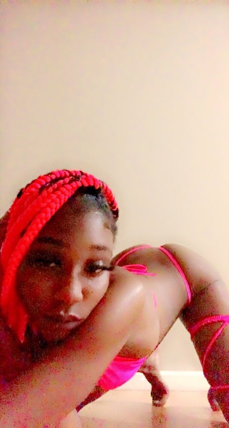 Naakte gelekte OnlyFans-foto van Pink Poochie 
