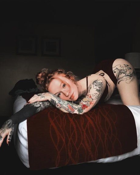 Naakte gelekte OnlyFans-foto van Psycho Sarah