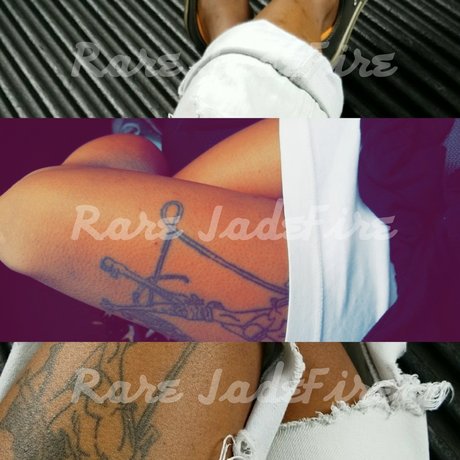Naakte gelekte OnlyFans-foto van Rare Jadefire